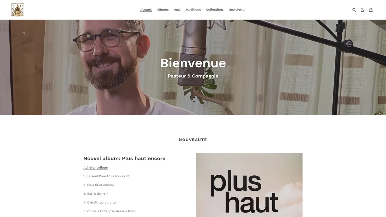 Aperçu du site www.pasteuretcompagnie.com