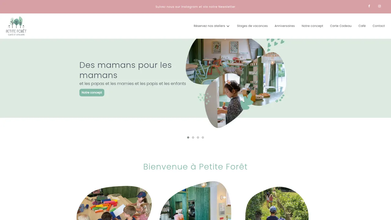 Screenshot de www.petiteforet.com