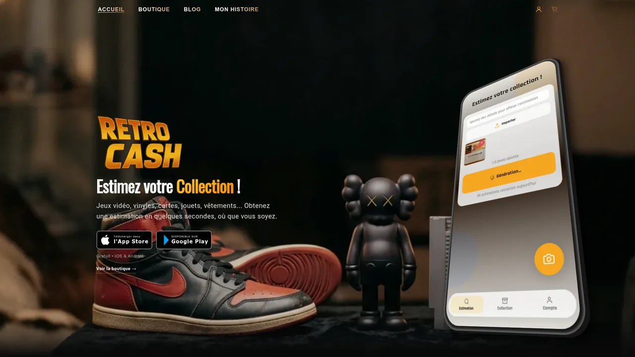 Screenshot de www.retrocash.com