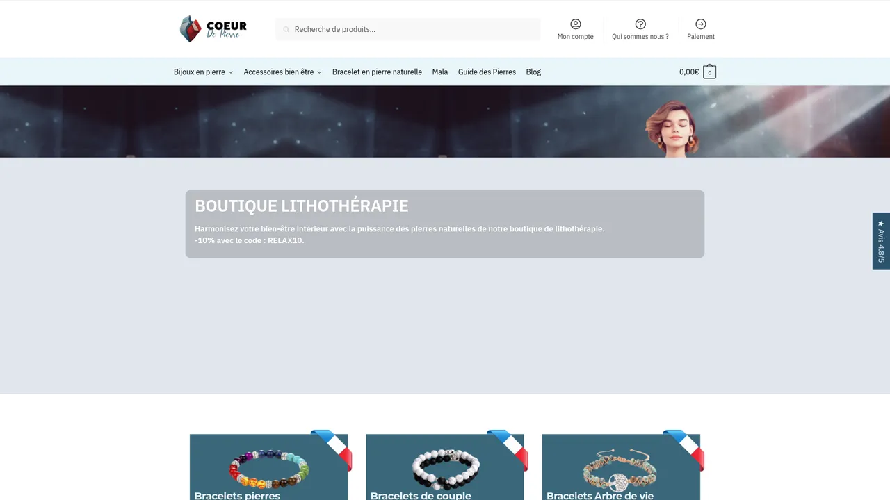 Screenshot de www.serelaxer.fr