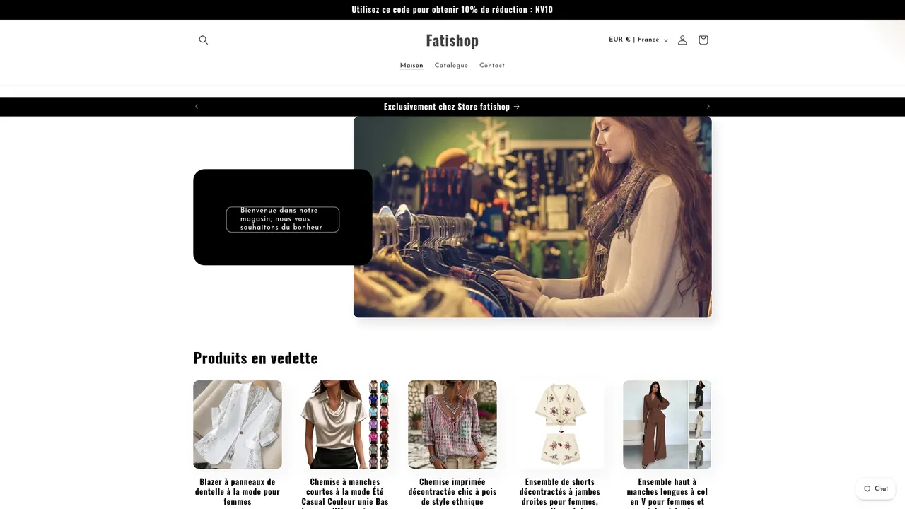 Aperçu du site www.shopfati.store