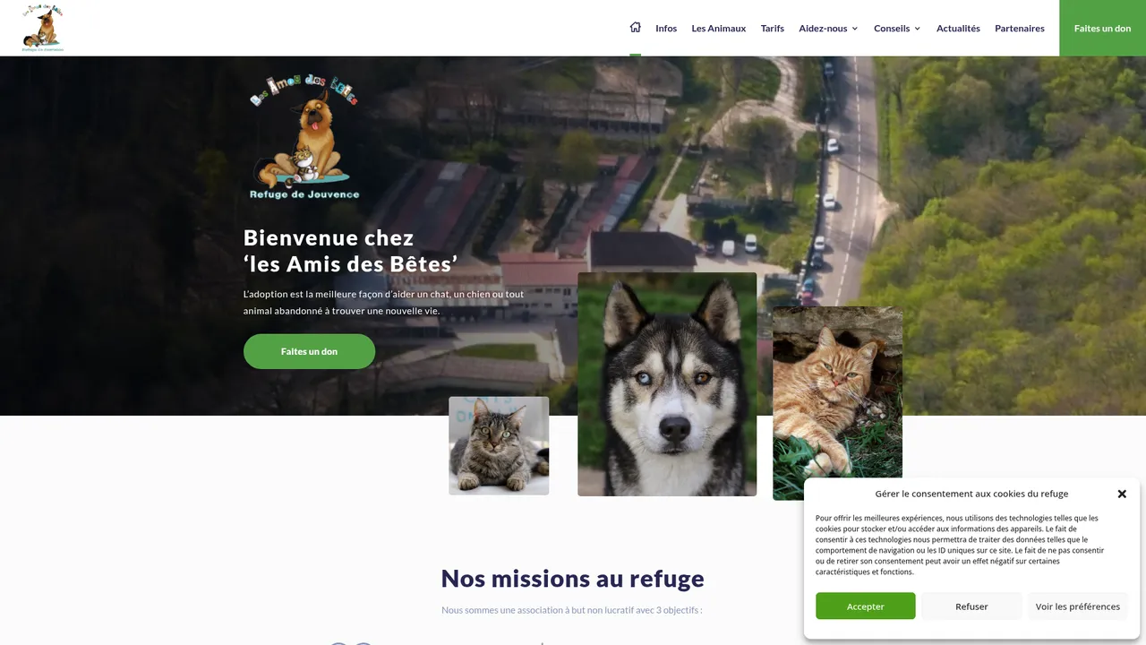 Screenshot de www.spa-messigny.fr