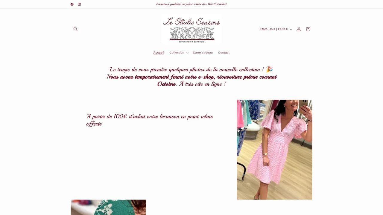 Screenshot de www.studio-seasons.fr