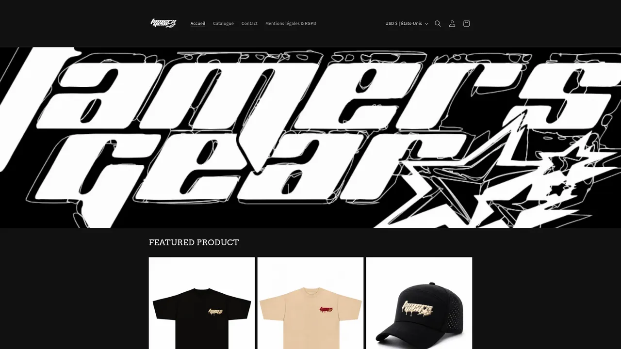 Screenshot de www.tamersgears.com