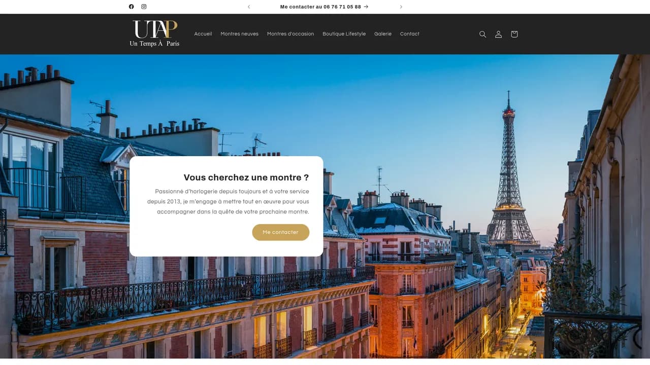 Aperçu du site www.utap.fr