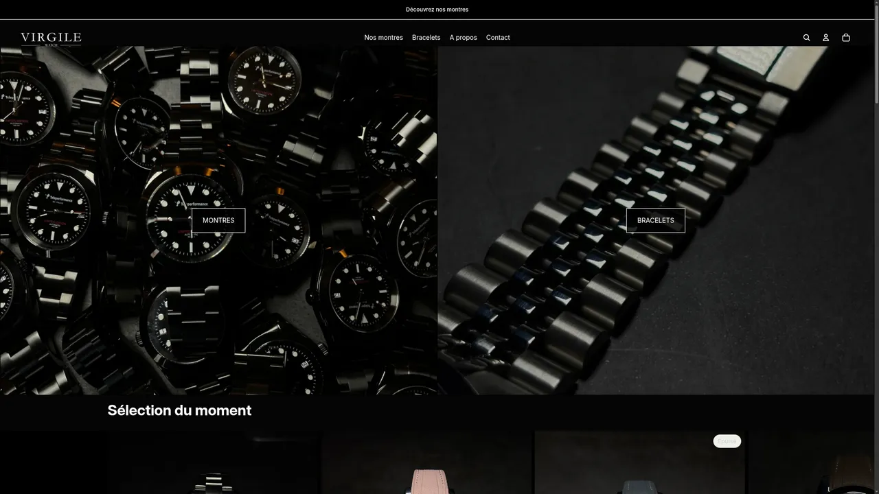 Screenshot de www.virgilewatch.com