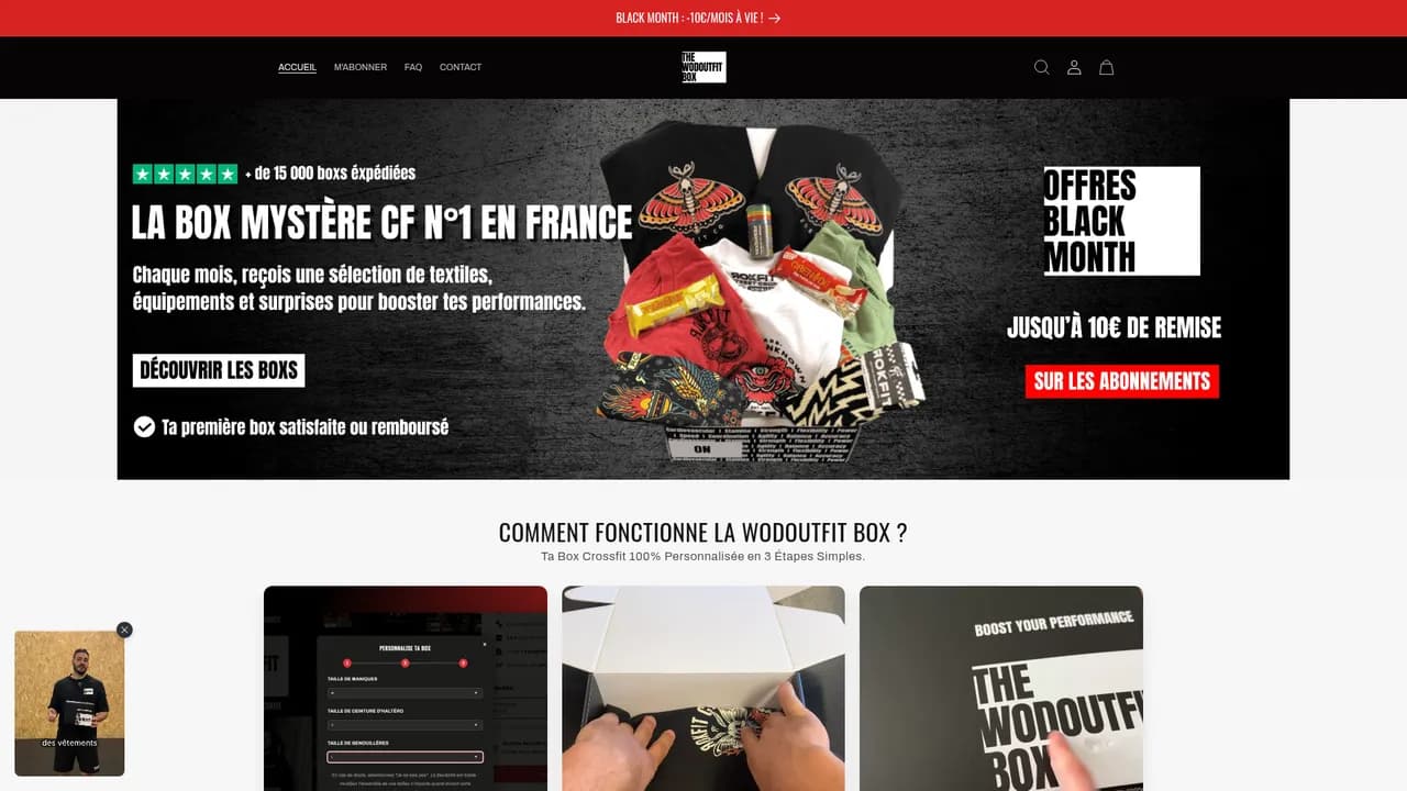 Aperçu du site www.wod-outfit.com
