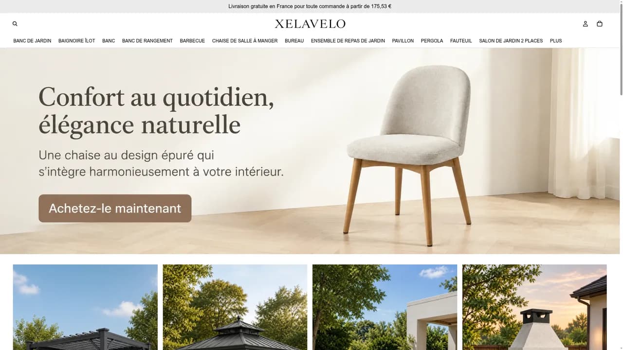 Screenshot de xelavelo.com