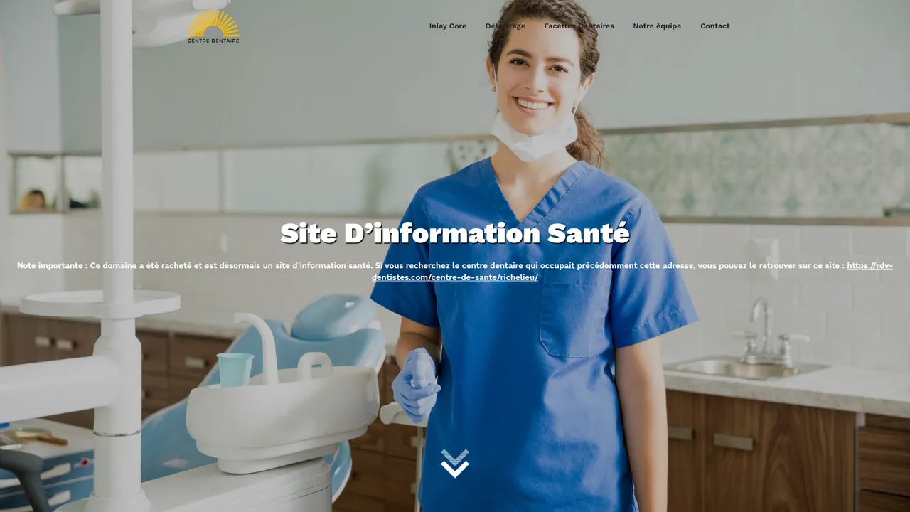 Aperçu du site xHealthy