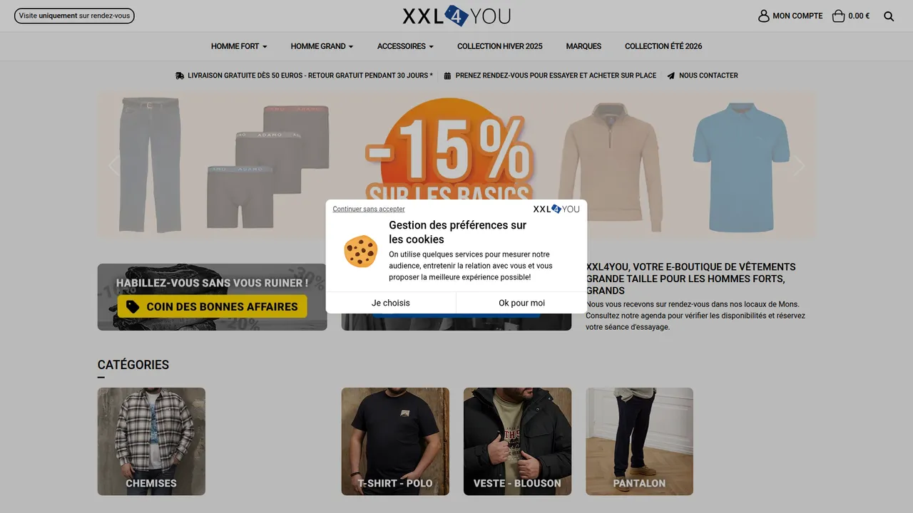 Aperçu du site XXL4you