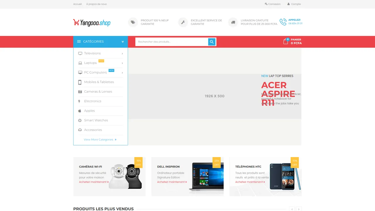 Screenshot de Yangooo Shop