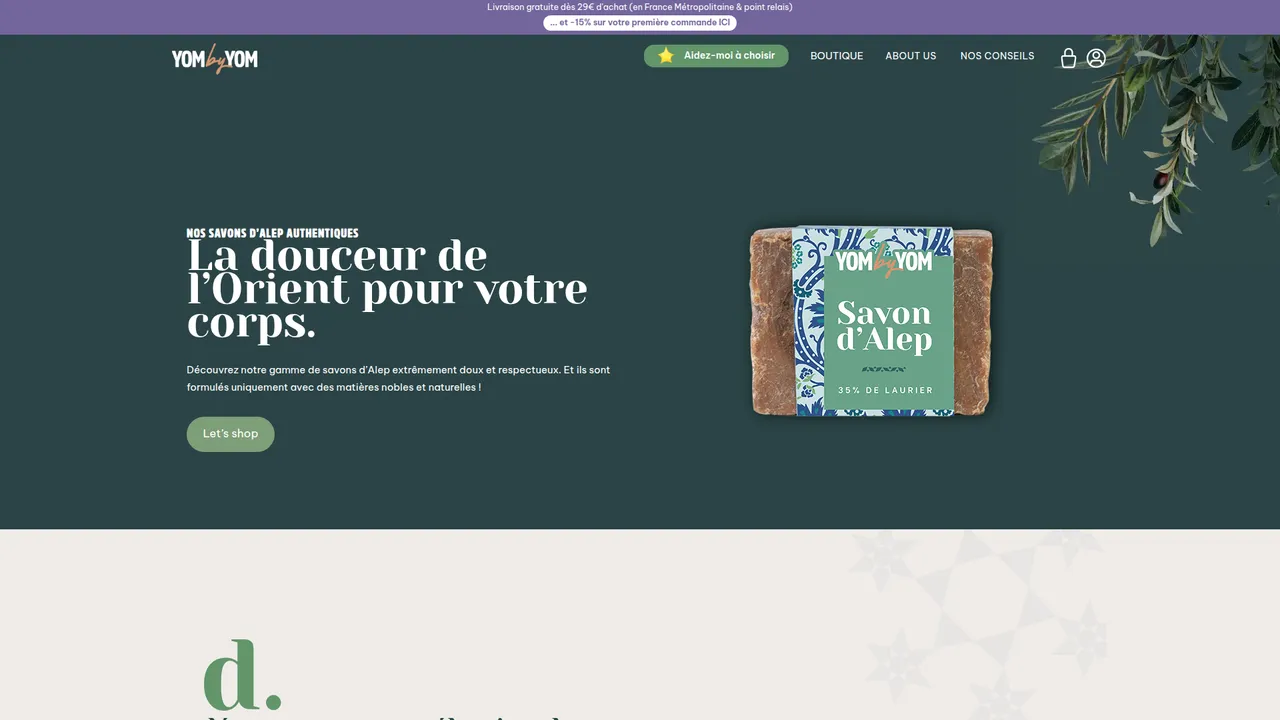 Aperçu du site Yom by Yom