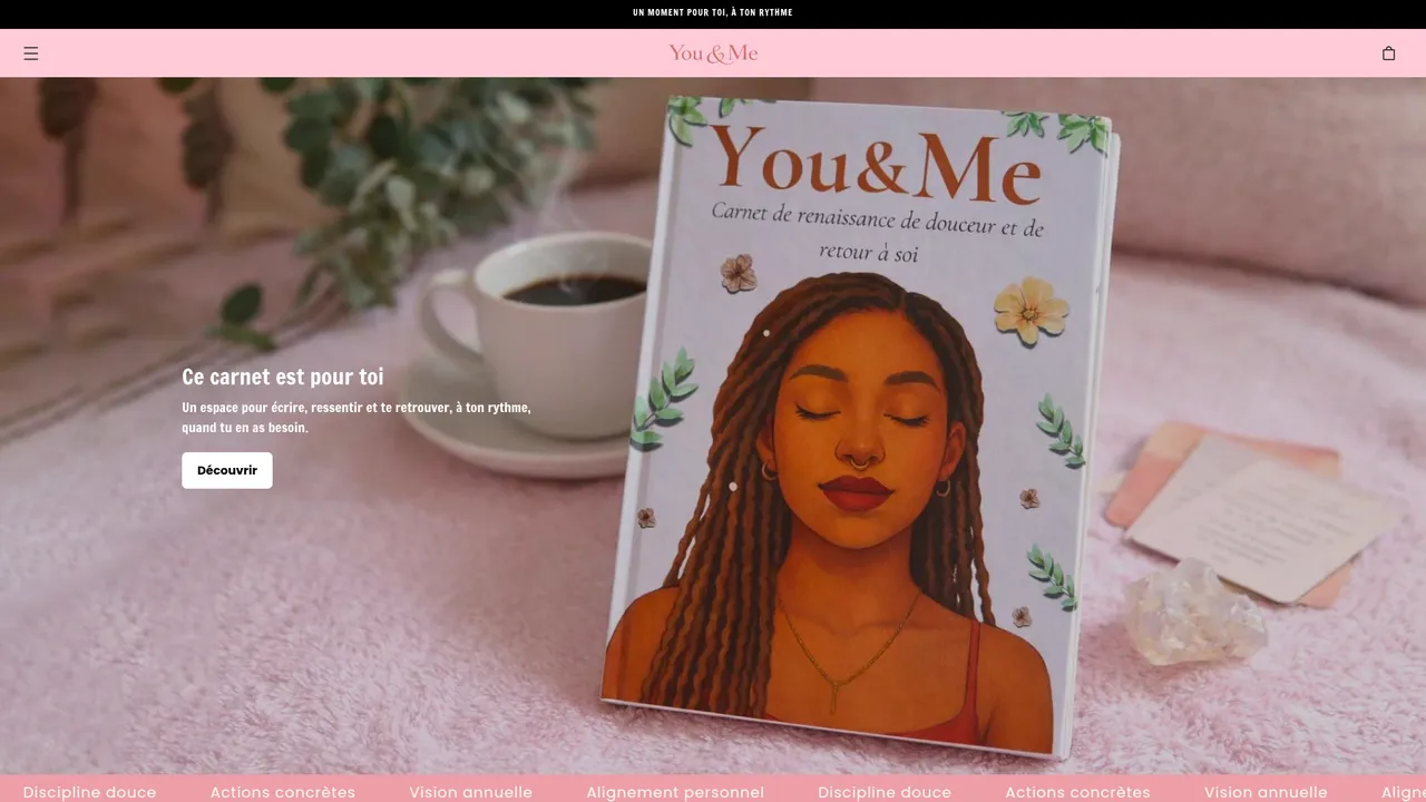 Screenshot de You&Me - Carnet de renaissance, de douceur et de retour à soi