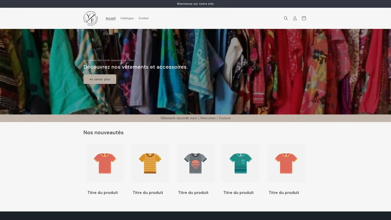 Aperçu du site youpy