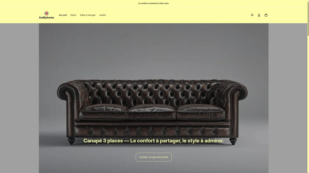 Screenshot de Zadijahome