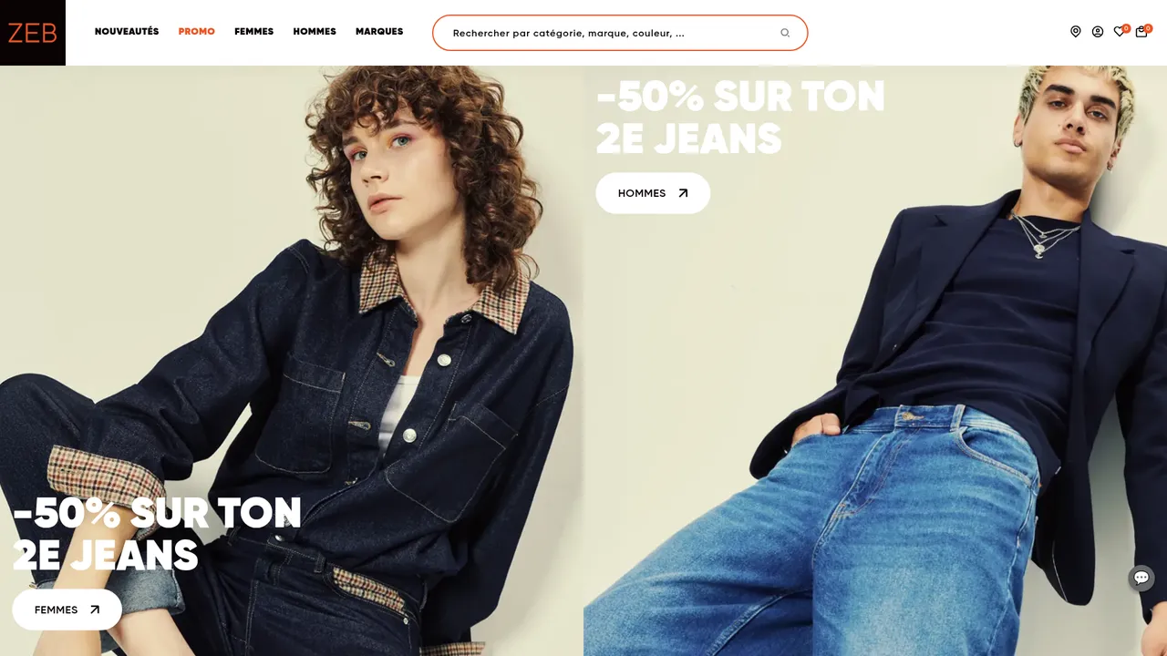 Aperçu du site ZEB