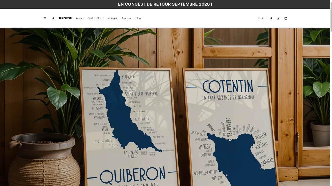Screenshot de Zoé Poster