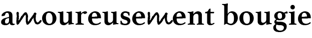 Logo Amoureusement Bougie – Bougies artisanales parfumées made in France