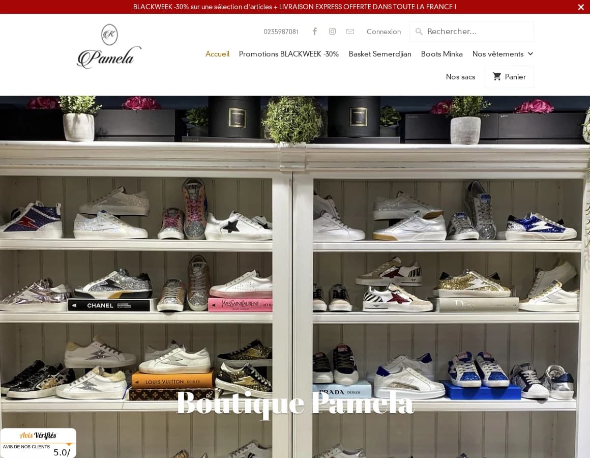 Logo Boutiquepamela.fr