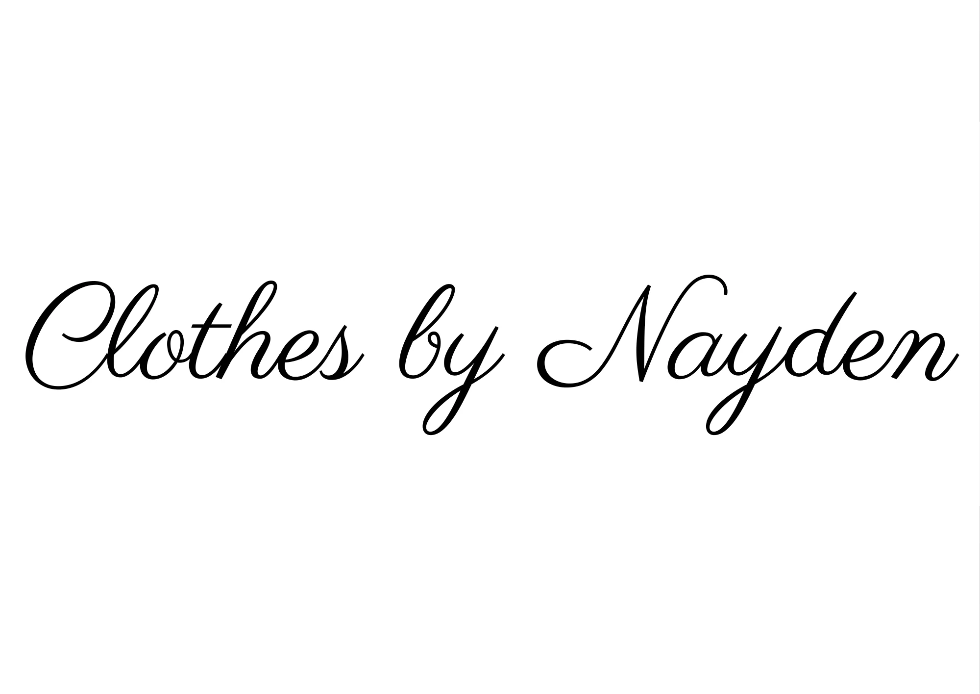 Logo Clothes by Nayden